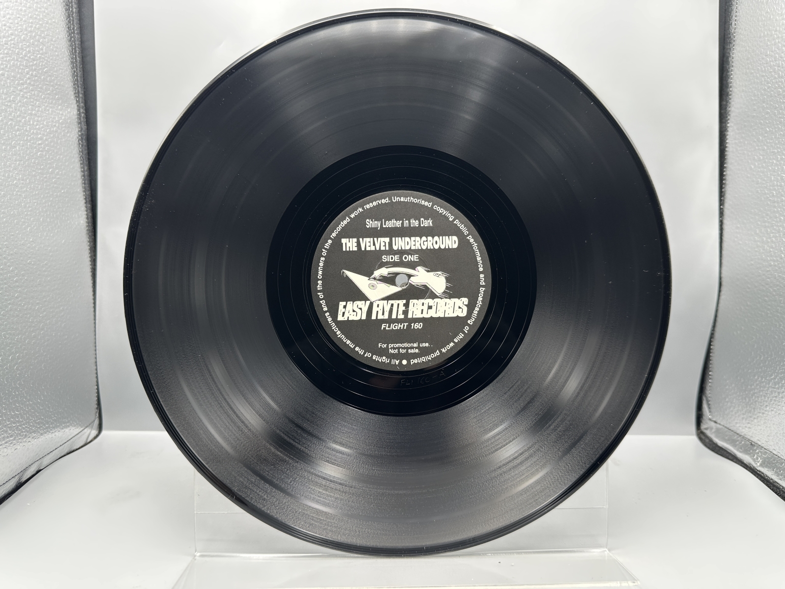 Easy Flyte Records The Velvet Underground Shiny Leather in the Dark 2-LP Vinyl Album FLIGHT 160 - Unofficial Release - Rare Live and Soundtr