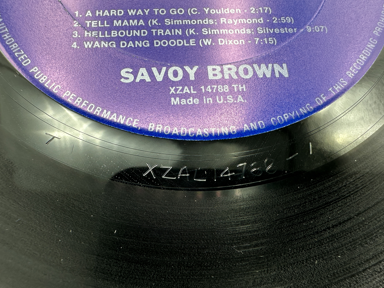 1973 London Records Savoy Brown The Best of Savoy Brown featuring Kim Simmonds Vinyl Album - LC 50000