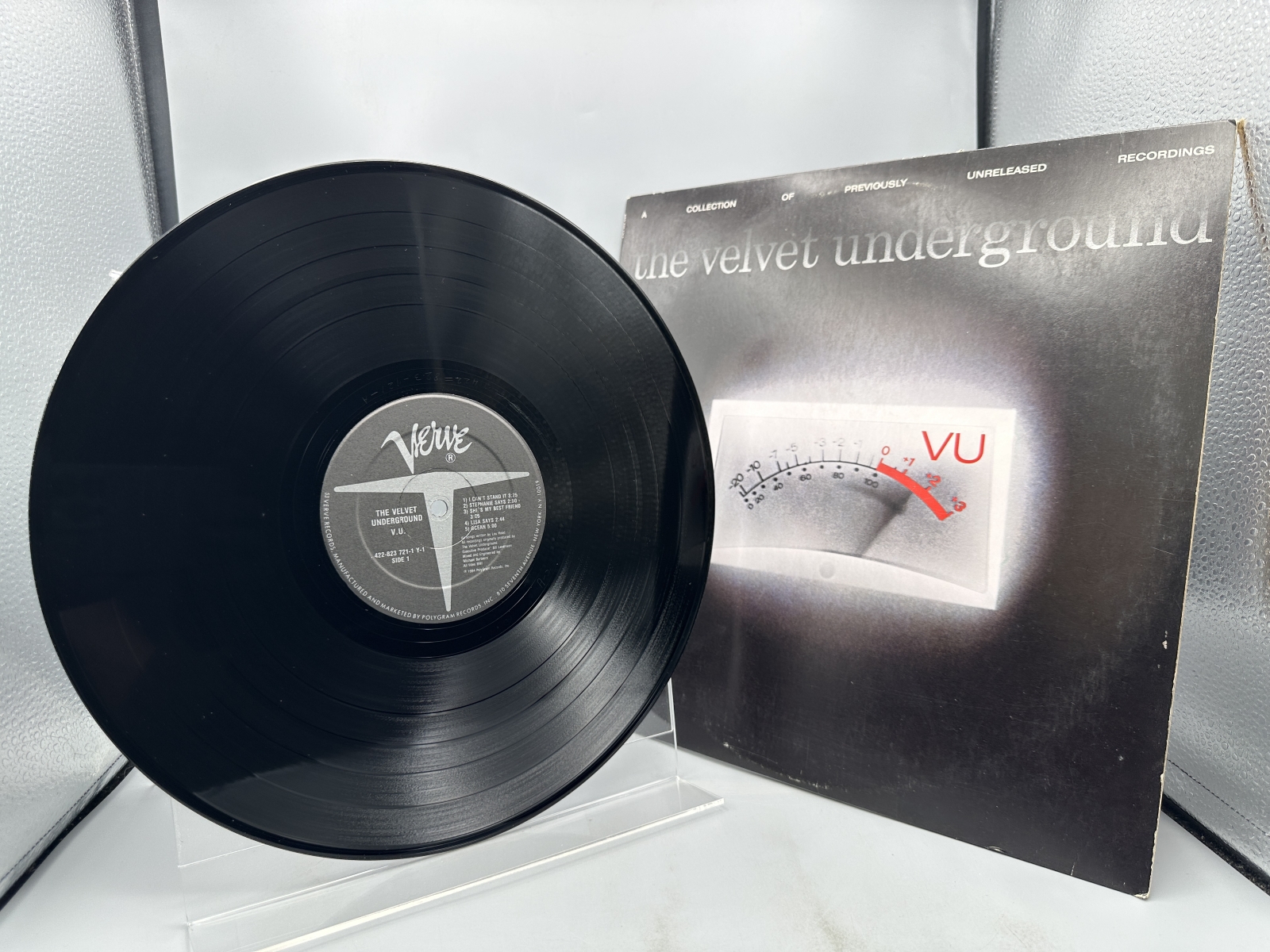 Verve Records The Velvet Underground VU Vinyl Album LP (1985) 422-823 721-1 Y-1 - Includes Original Printed Inner Sleeve with Liner Notes
