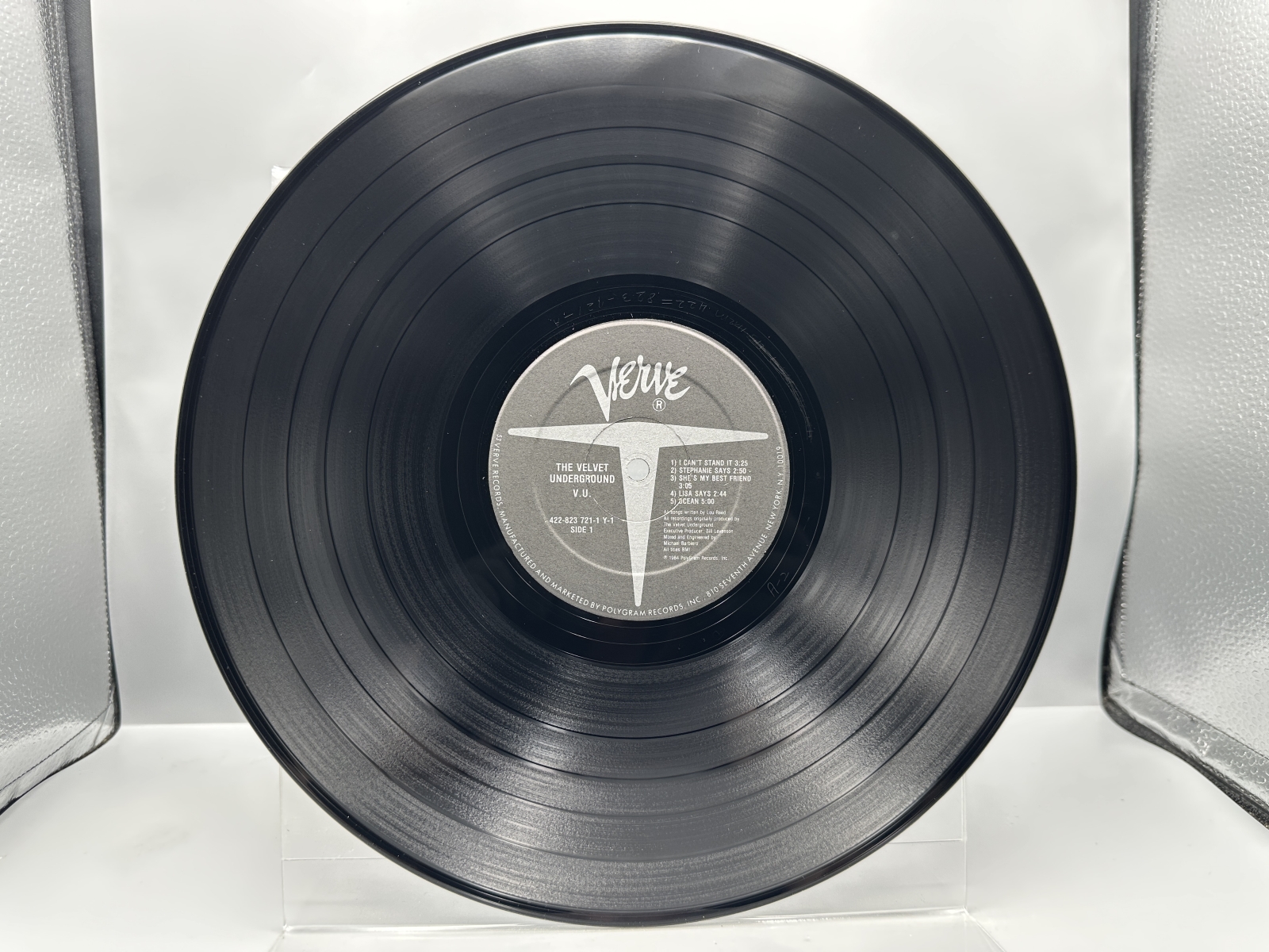 Verve Records The Velvet Underground VU Vinyl Album LP (1985) 422-823 721-1 Y-1 - Includes Original Printed Inner Sleeve with Liner Notes
