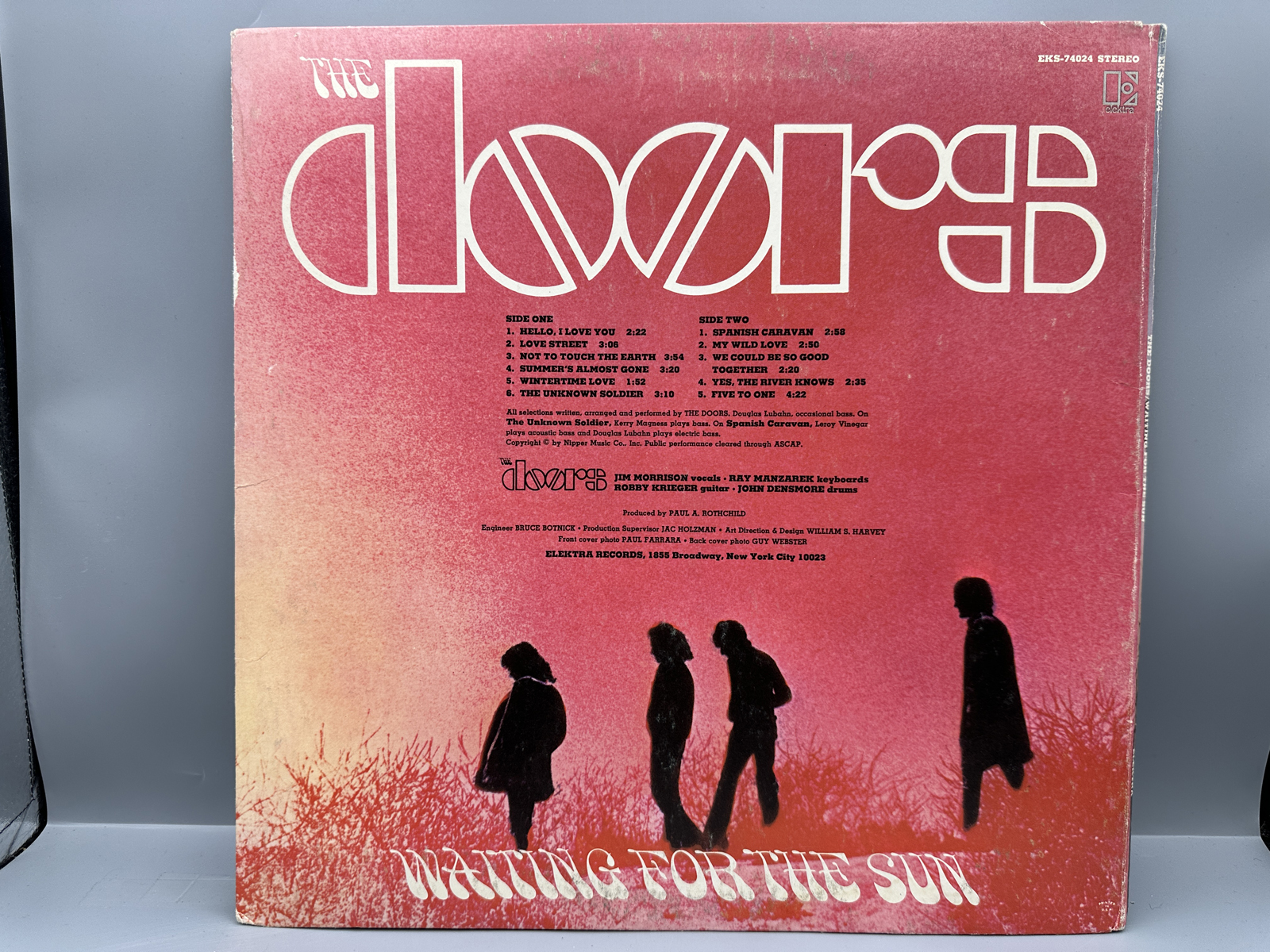 1968 Elektra Records The Doors Waiting for the Sun Vinyl Album - EKS-74024
