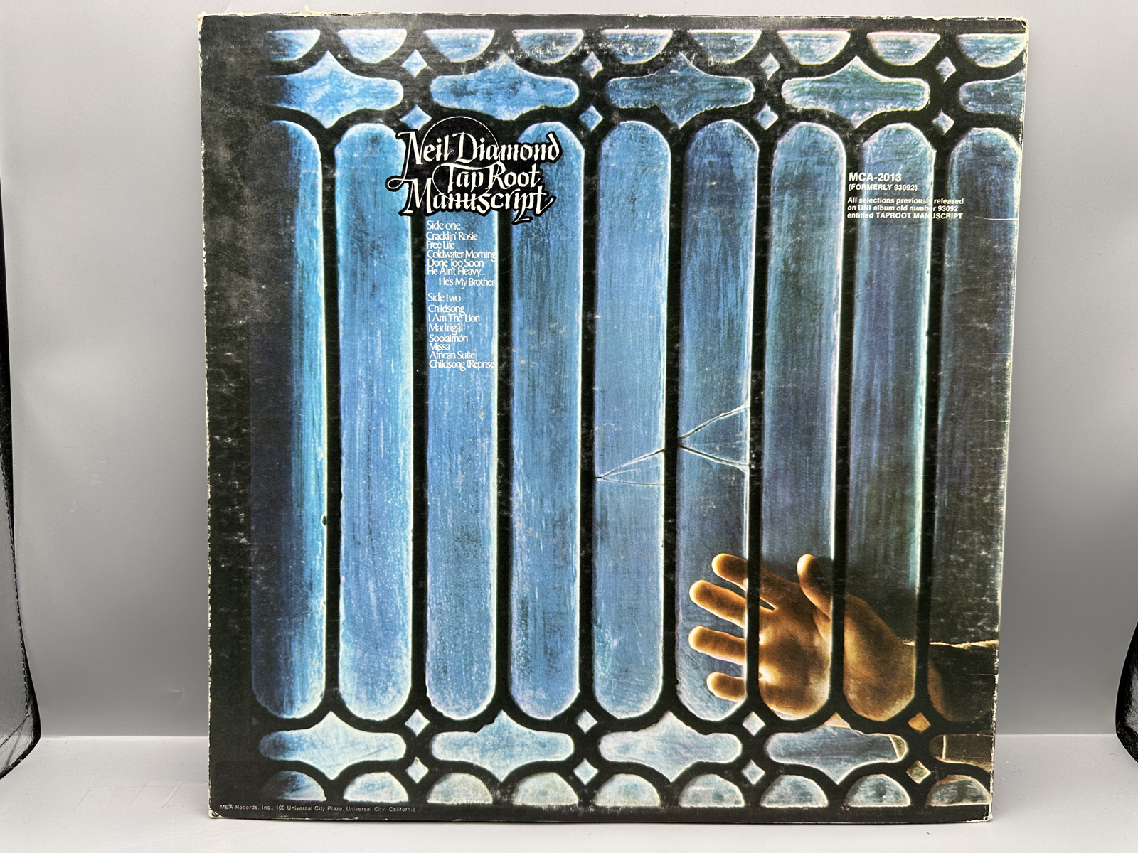 1970 MCA Records Neil Diamond Tap Root Manuscript Vinyl Album - MCA-2013