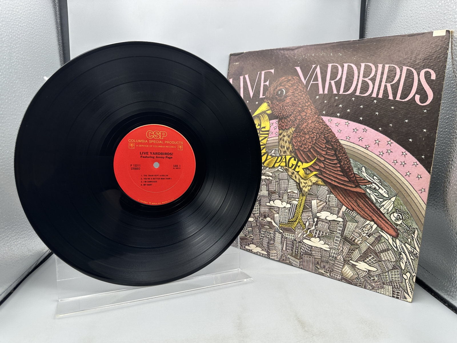 Columbia Special Products The Yardbirds Live Yardbirds! Featuring Jimmy Page Vinyl Album LP (1975) P 13311 - Reissue of withdrawn 1971 album