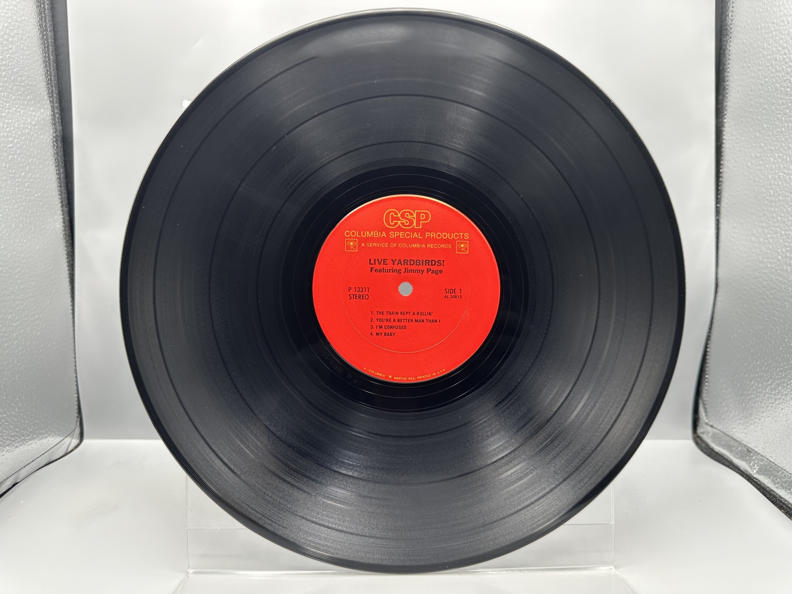 Columbia Special Products The Yardbirds Live Yardbirds! Featuring Jimmy Page Vinyl Album LP (1975) P 13311 - Reissue of withdrawn 1971 album