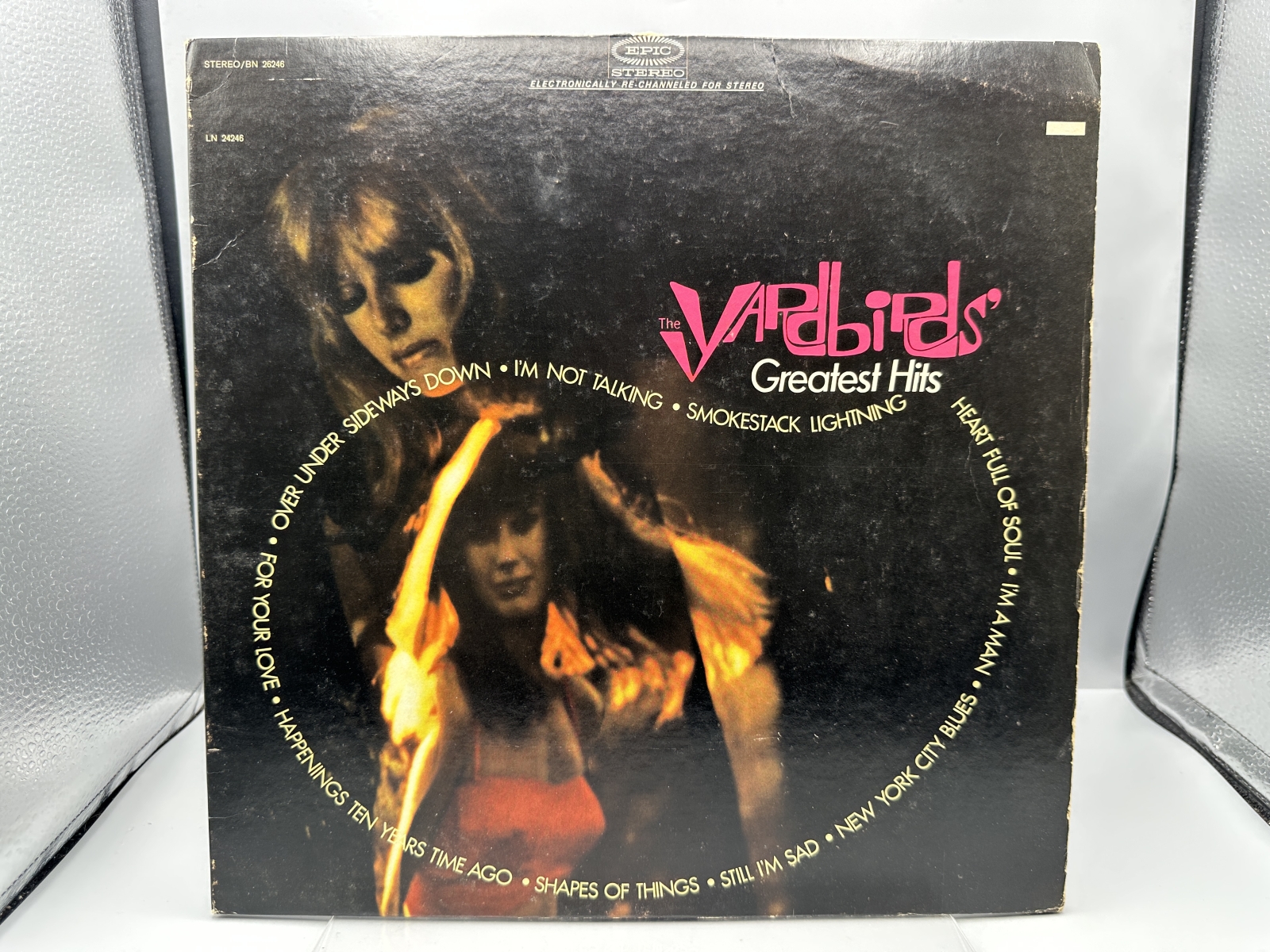Epic Records The Yardbirds Greatest Hits Vinyl Album LP (1967) BN 26246 - US Stereo Pressing - Electronically Re-Channeled for Stereo