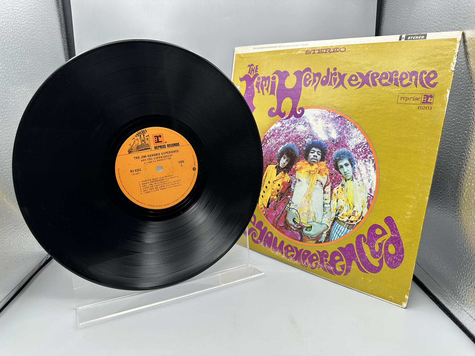 1967 Reprise Records The Jimi Hendrix Experience Are You Experienced? Vinyl Album - RS 6261