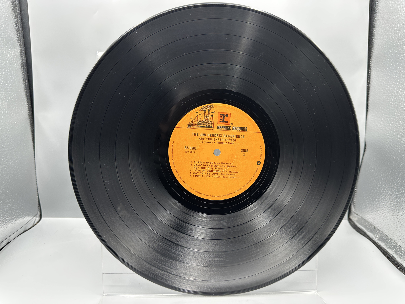 1967 Reprise Records The Jimi Hendrix Experience Are You Experienced? Vinyl Album - RS 6261