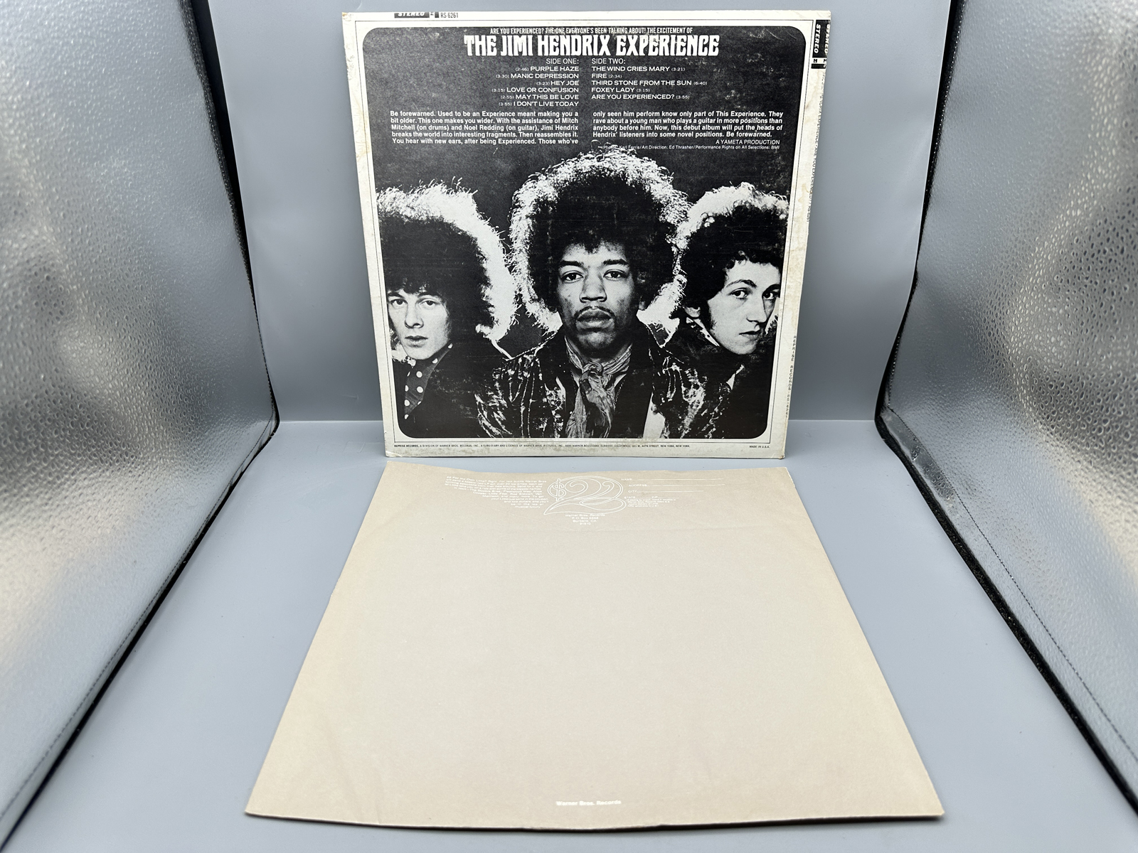 1967 Reprise Records The Jimi Hendrix Experience Are You Experienced? Vinyl Album - RS 6261