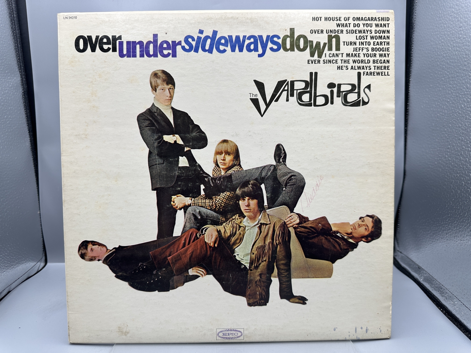 Epic Records The Yardbirds Over Under Sideways Down Vinyl Album LP (1966) LN 24210 - US Mono Pressing