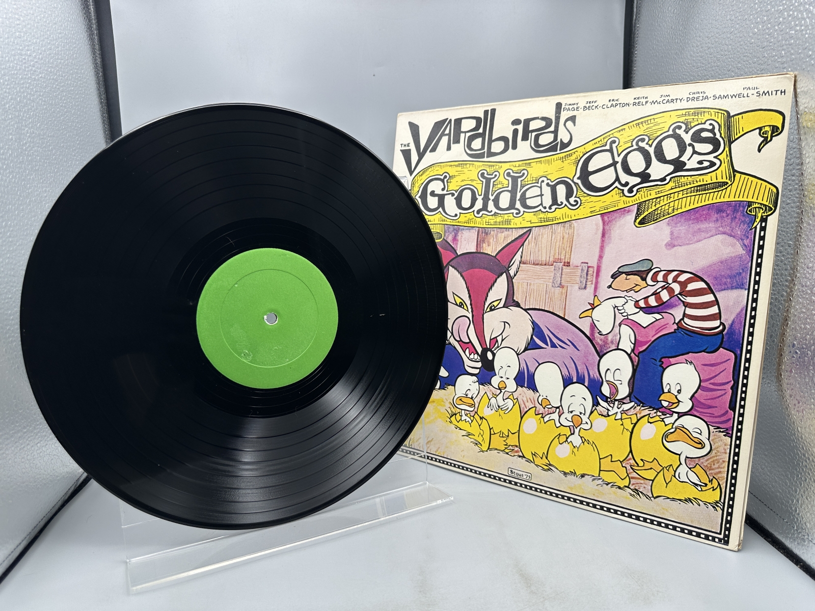 Trade Mark of Quality The Yardbirds Golden Eggs Vinyl Album LP (1973) TMQ-61001 - Unofficial Release - William Stout Cover Art
