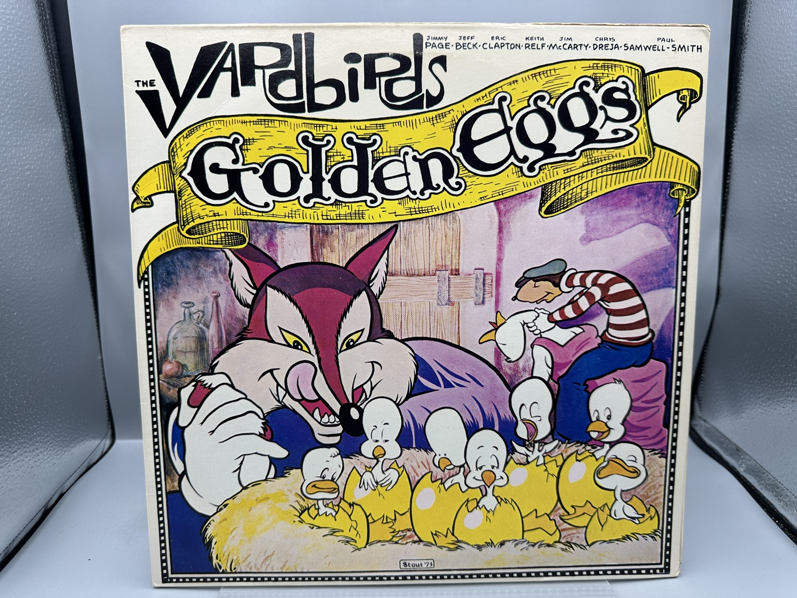 Trade Mark of Quality The Yardbirds Golden Eggs Vinyl Album LP (1973) TMQ-61001 - Unofficial Release - William Stout Cover Art