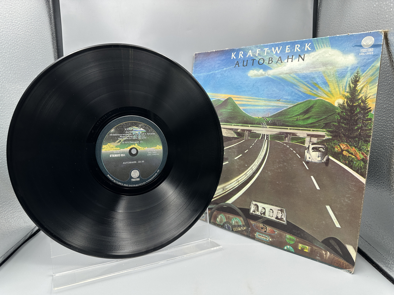 1974 Vertigo Records Kraftwerk Autobahn Vinyl Album - SRM-1-1003