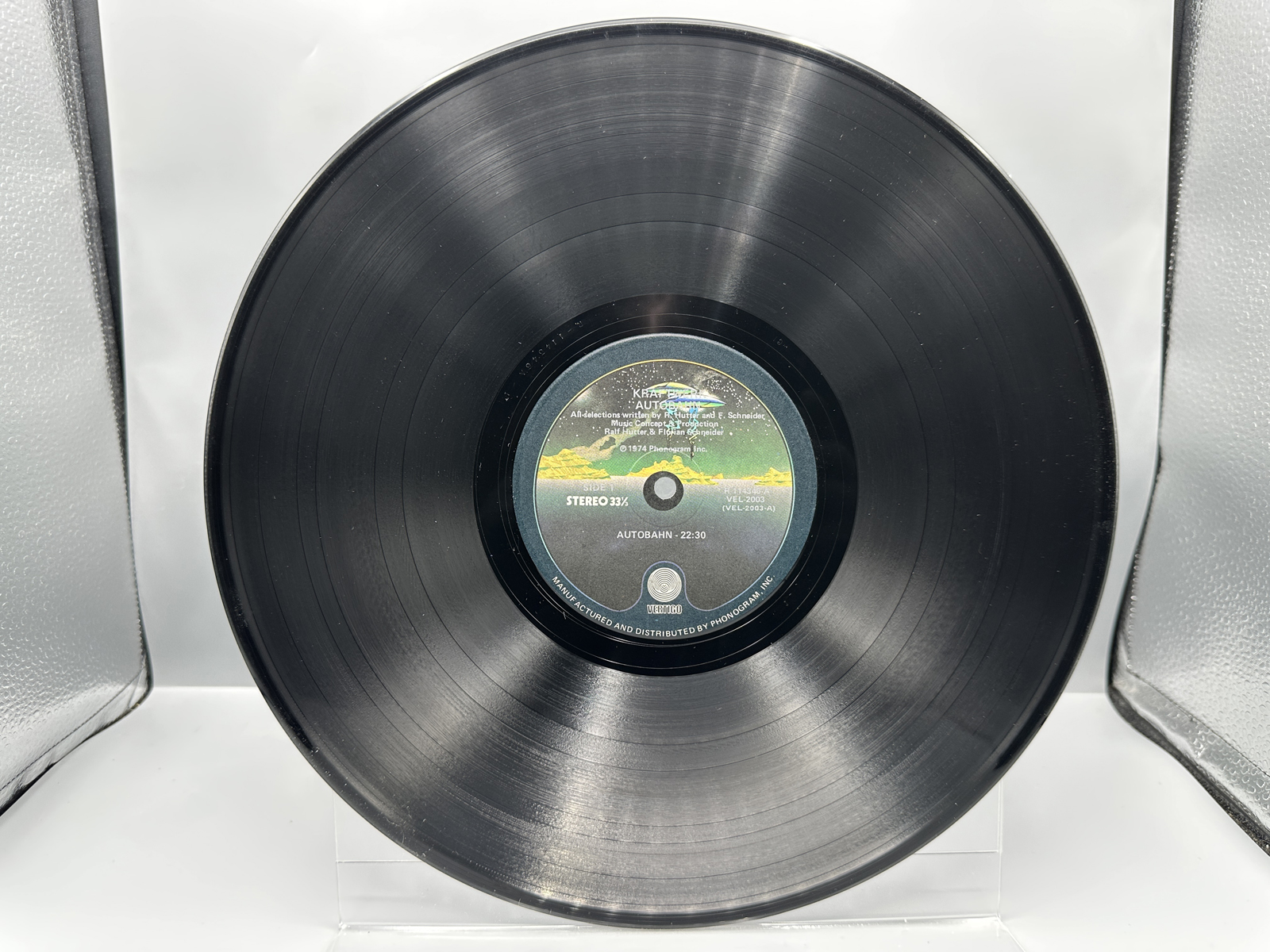 1974 Vertigo Records Kraftwerk Autobahn Vinyl Album - SRM-1-1003