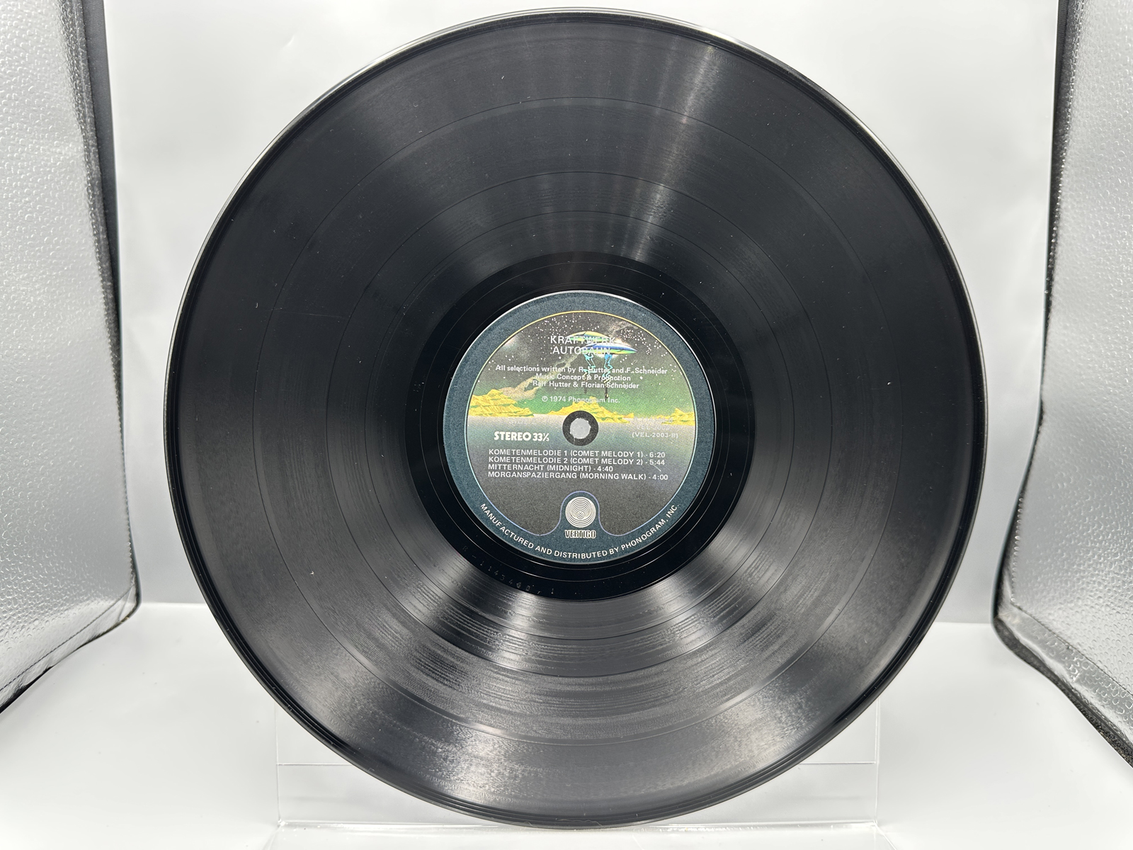 1974 Vertigo Records Kraftwerk Autobahn Vinyl Album - SRM-1-1003