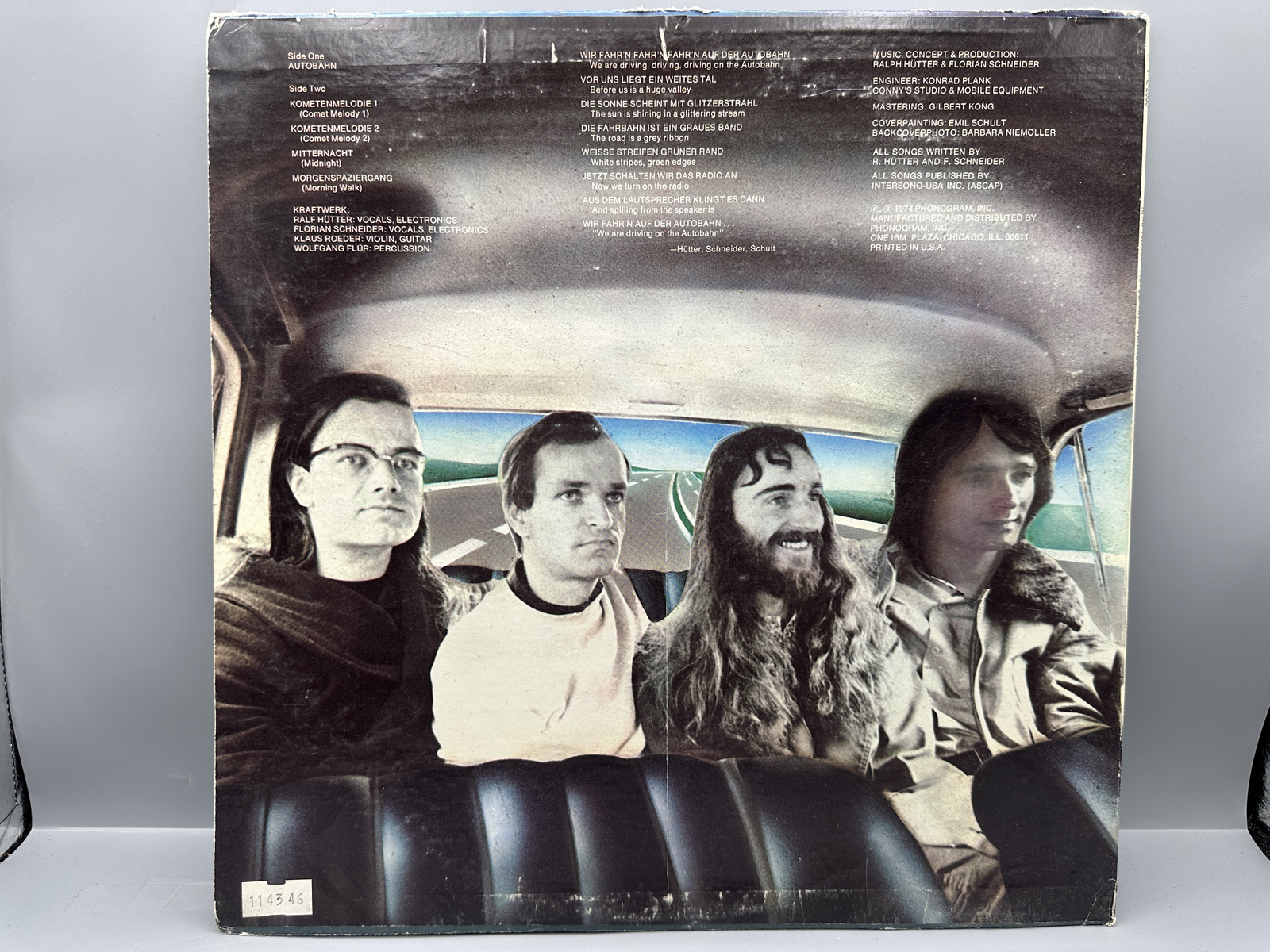 1974 Vertigo Records Kraftwerk Autobahn Vinyl Album - SRM-1-1003