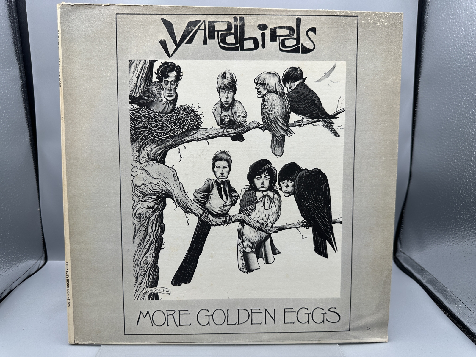 Berkeley Records The Yardbirds More Golden Eggs Vinyl Album LP (1974) N61003 - Trade Mark of Quality Deluxe Series unofficial release with W
