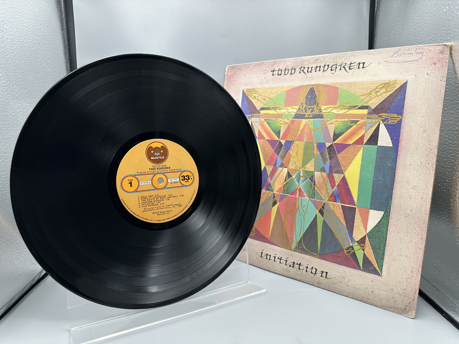 1975 Bearsville/Warner Bros. Records Todd Rundgren Initiation Vinyl Album - BR 6957