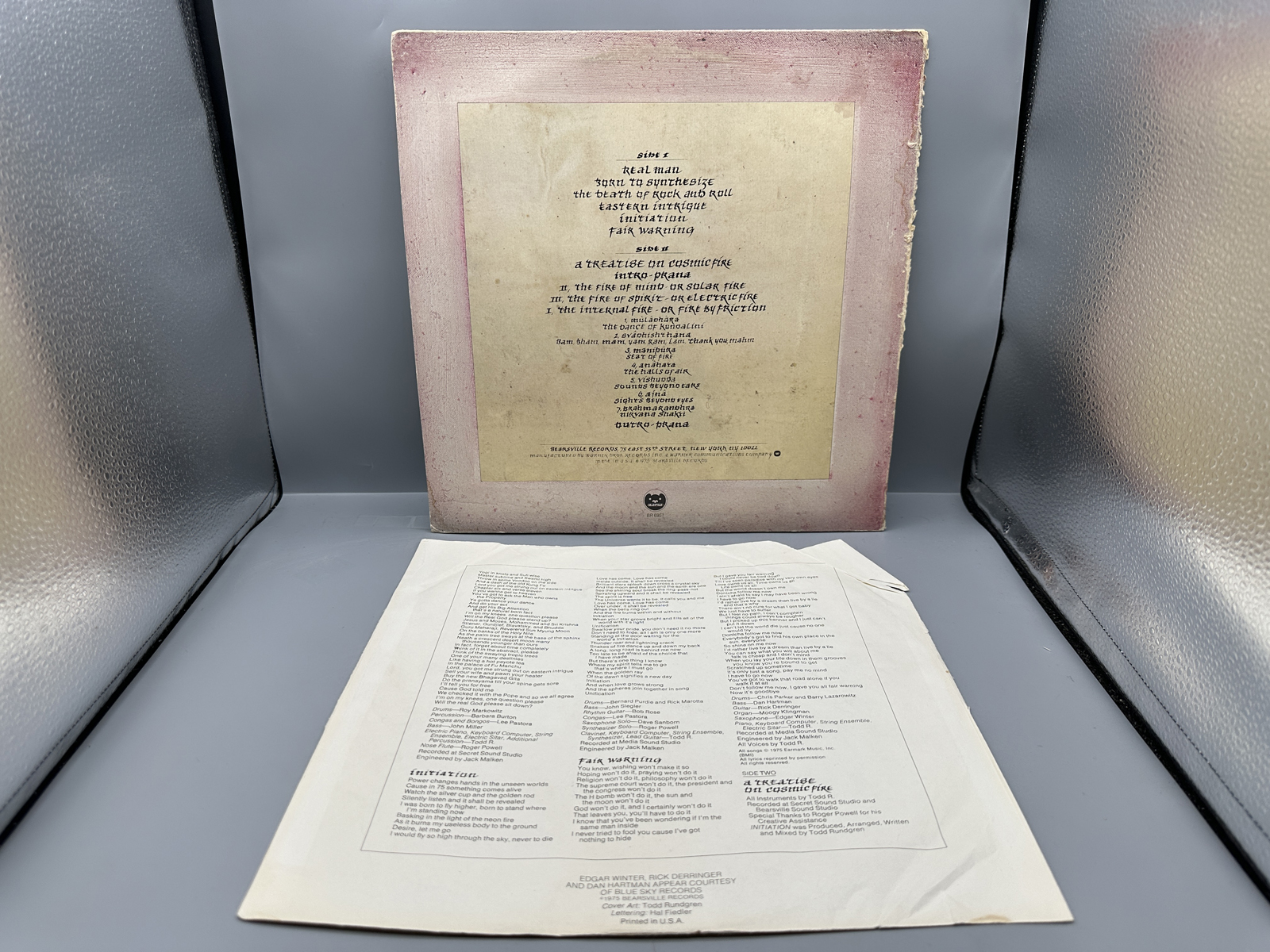 1975 Bearsville/Warner Bros. Records Todd Rundgren Initiation Vinyl Album - BR 6957