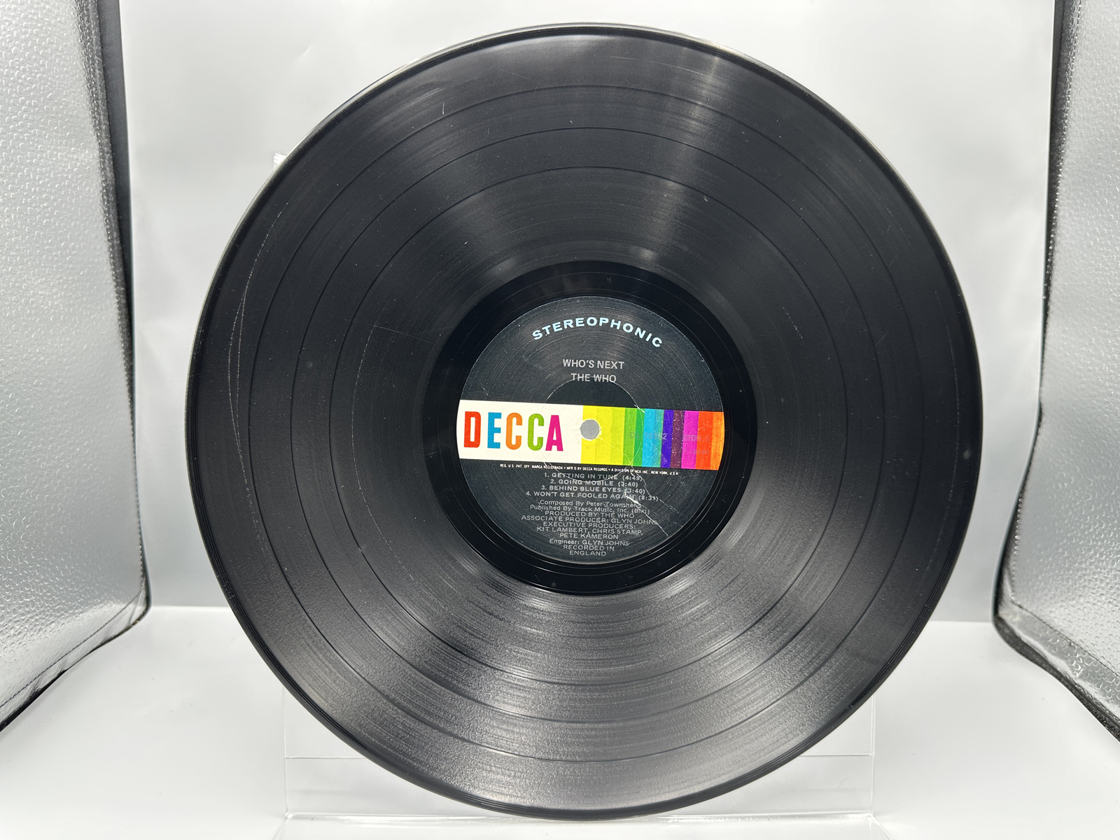 1971 Decca Records The Who Who's Next Vinyl Album - DL 79182