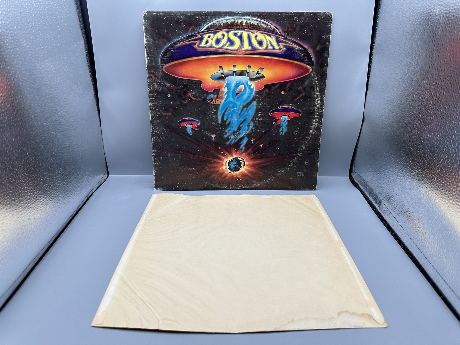 1976 Epic Records BOSTON Self-Titled Vinyl Album - PE 34188