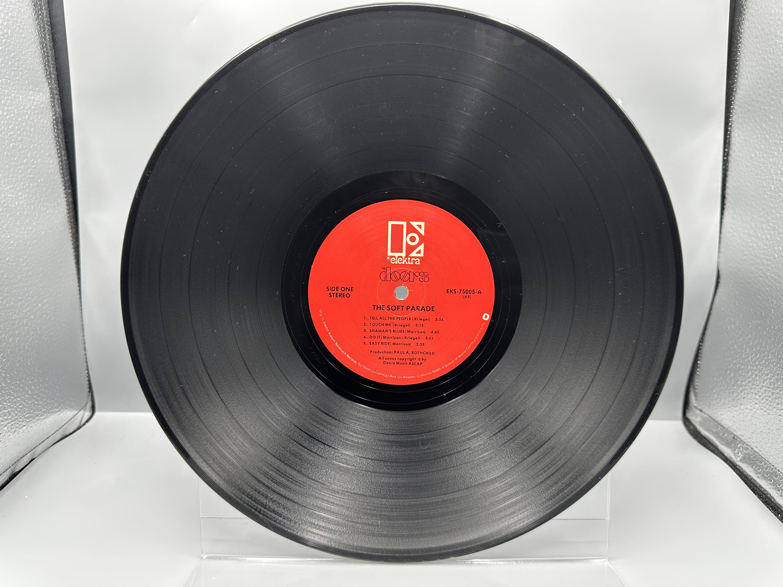 1969 Elektra Records The Doors "The Soft Parade" Vinyl Album - EKS-75005