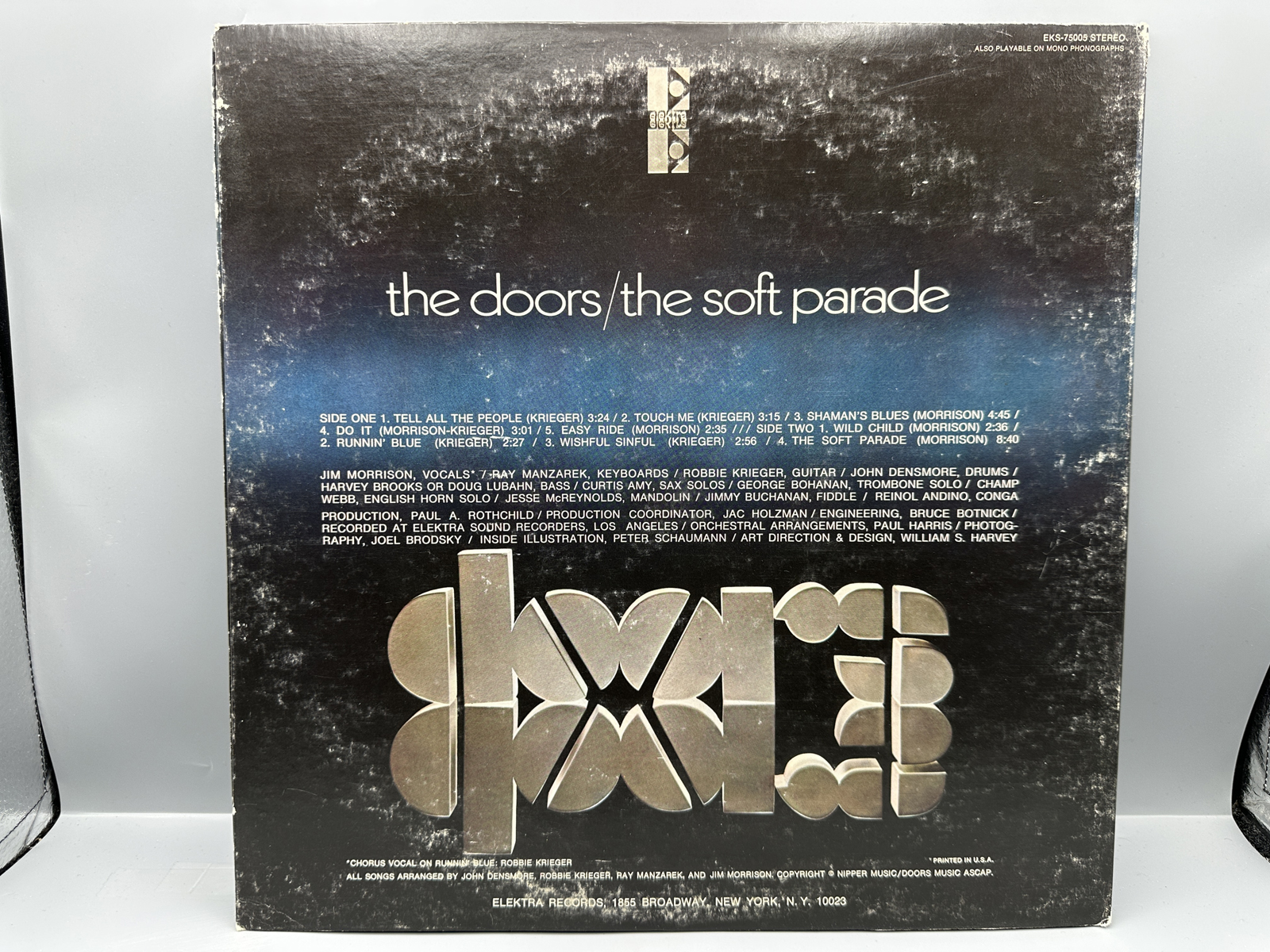 1969 Elektra Records The Doors "The Soft Parade" Vinyl Album - EKS-75005