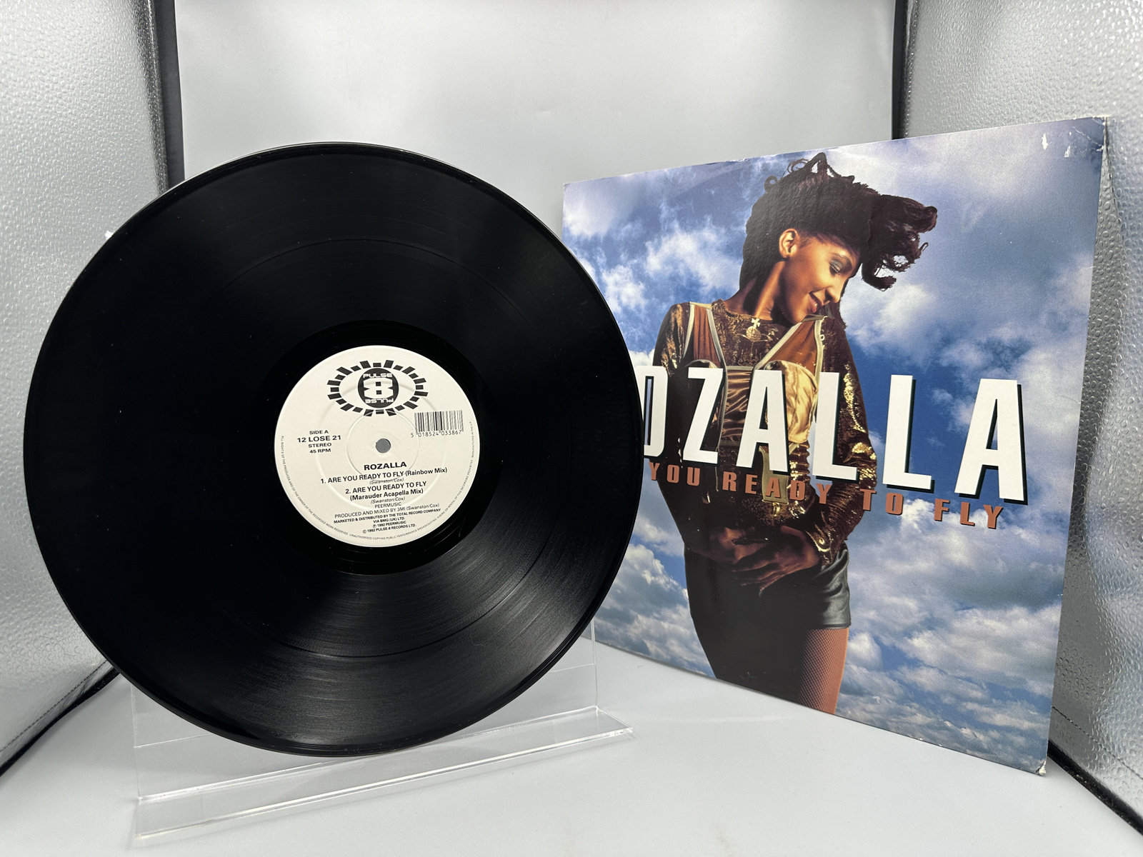 1992 Pulse 8 Records Ltd. Rozalla "Are You Ready To Fly" Single Vinyl Record - 12 LOSE 21