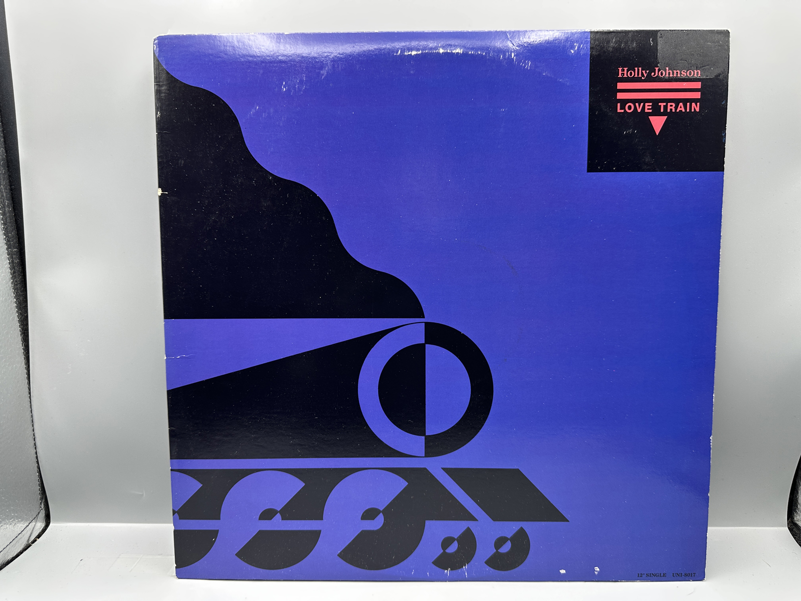 1989 UNI Records Holly Johnson Love Train Vinyl Single - UNI-8017