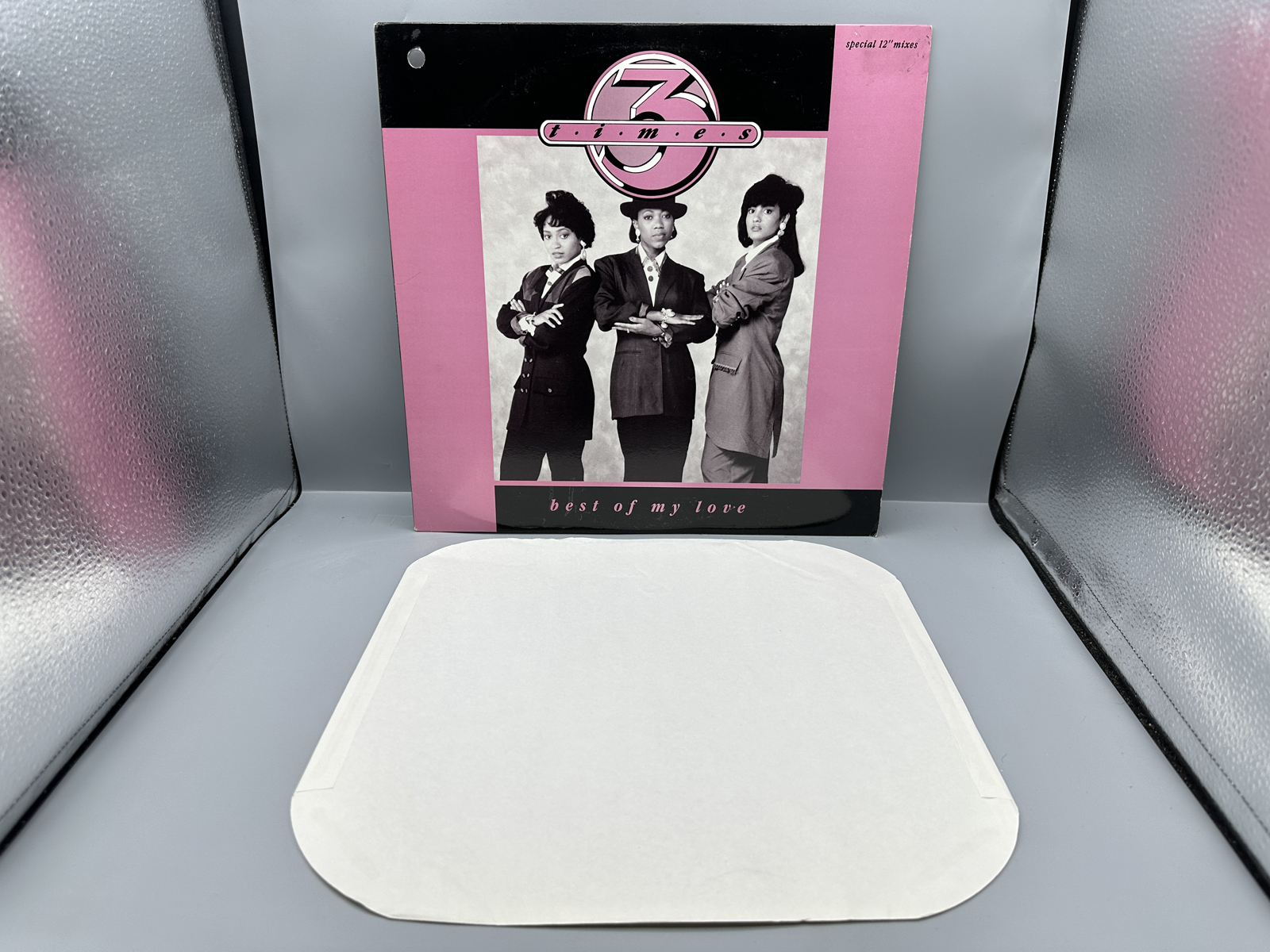 1987 Solar / Epic Records Times 3 Best of My Love Special Mixes Single Vinyl Record - (49 74338)