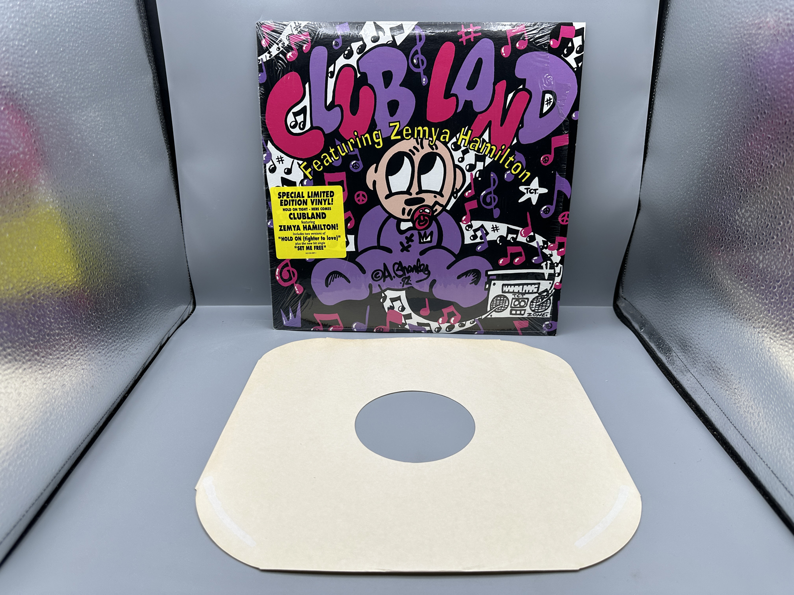 1991 Great Jones Clubland Featuring Zemya Hamilton Vinyl Album - 162-536-007-1