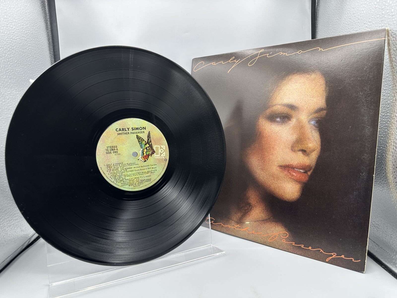 1976 Elektra Records Carly Simon Another Passenger Vinyl Album - 7E 1064