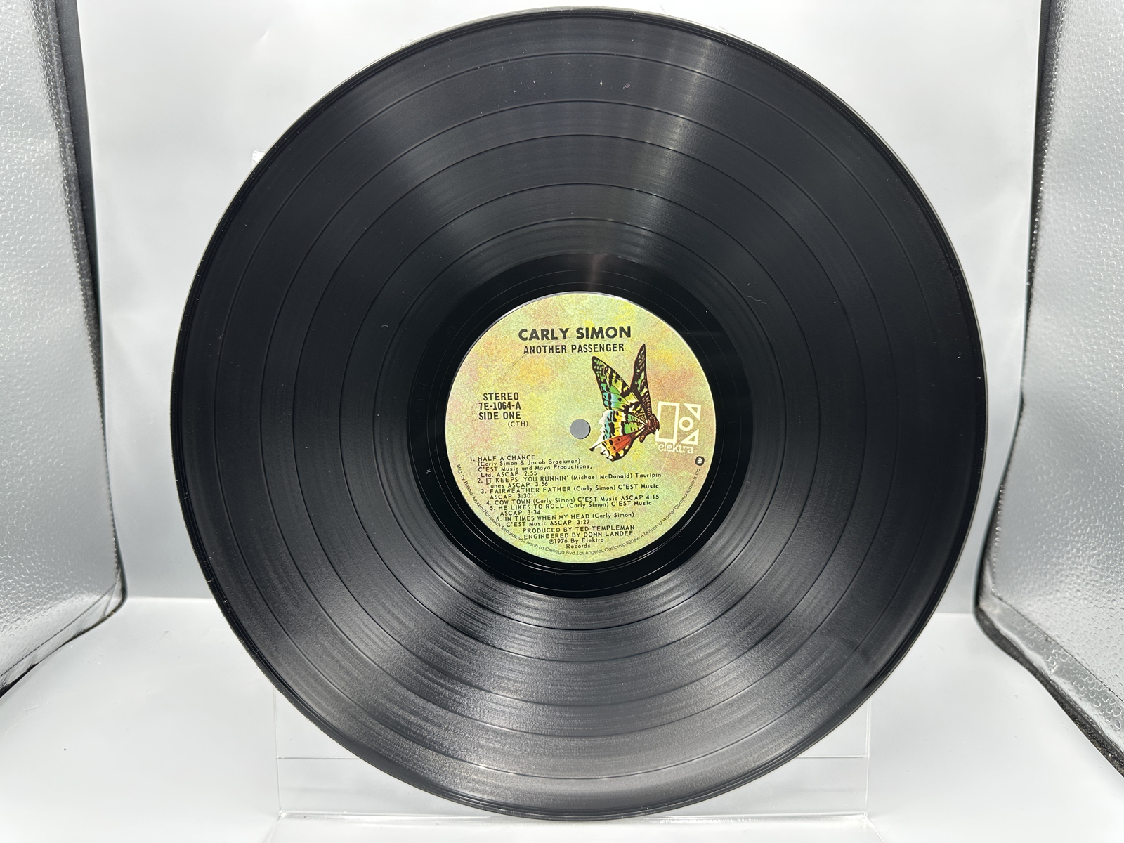 1976 Elektra Records Carly Simon Another Passenger Vinyl Album - 7E 1064
