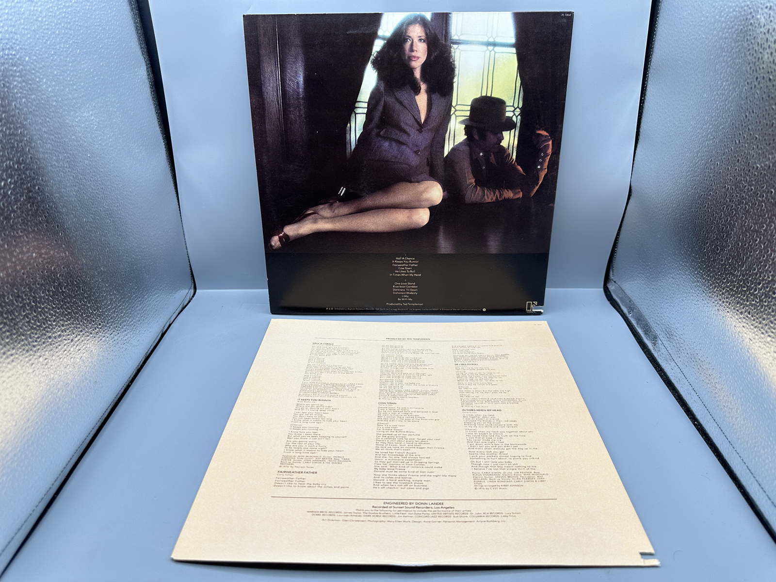 1976 Elektra Records Carly Simon Another Passenger Vinyl Album - 7E 1064