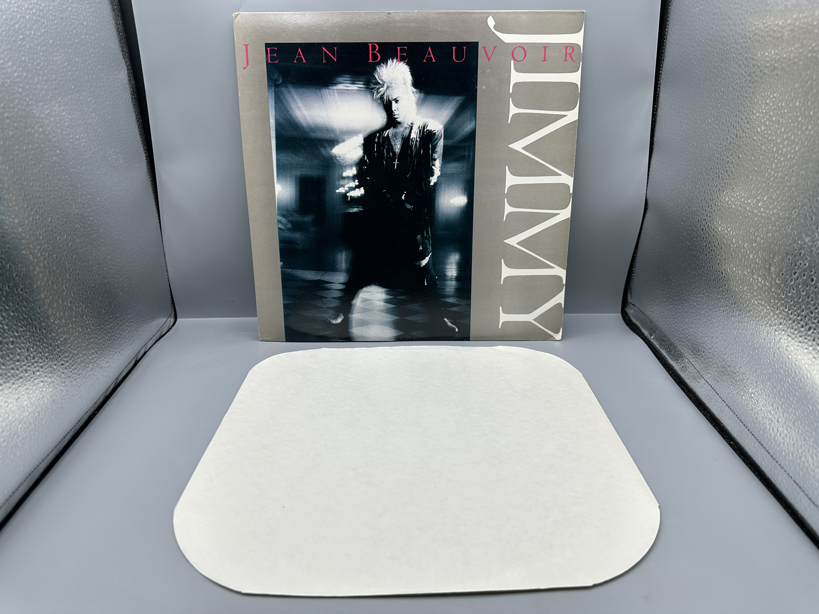 1987 Columbia Records Jean Beauvoir 'Jimmy' Promo Single Vinyl Record - 44 07585