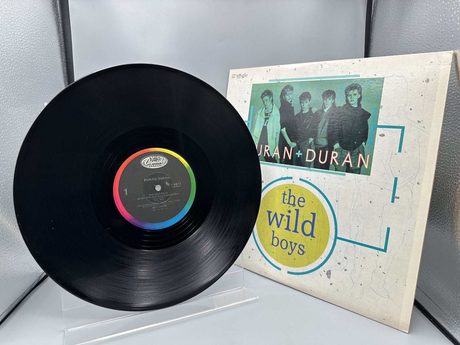 1984 Capitol Records Duran Duran The Wild Boys Single Vinyl Record - V-8617