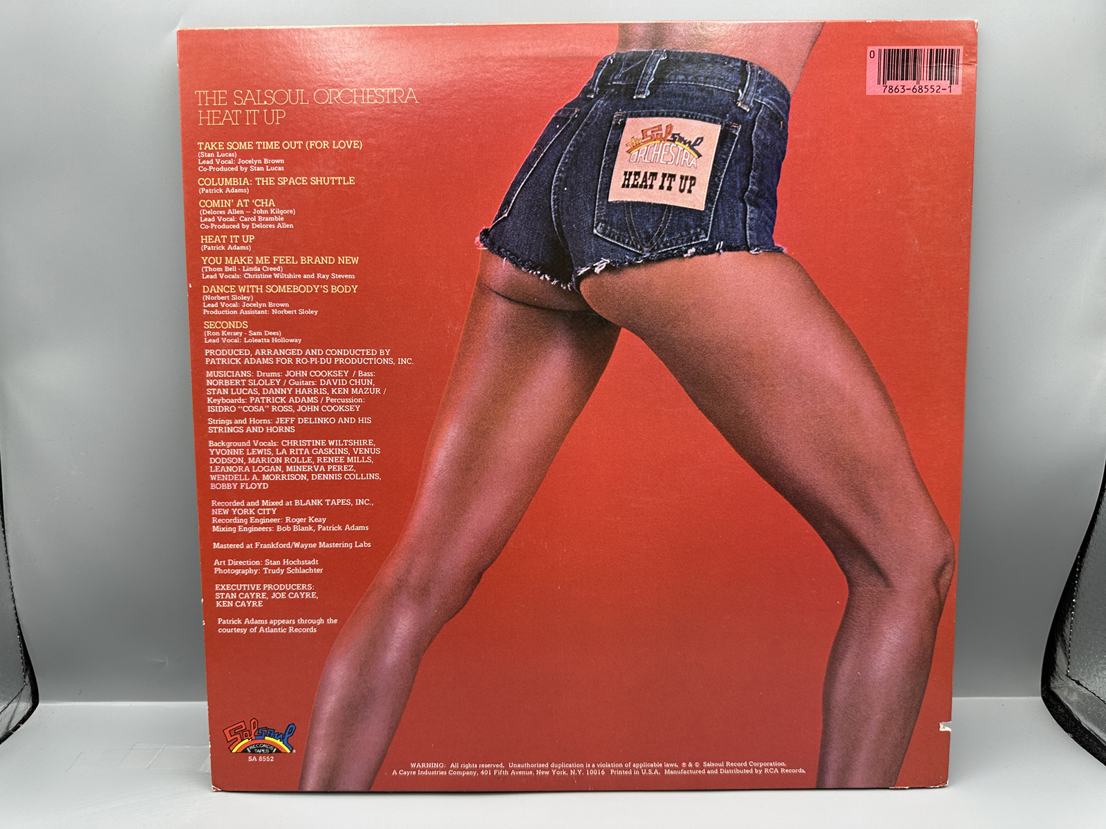 1982 Salsoul Records The Salsoul Orchestra Heat It Up Vinyl Album - SA 8552