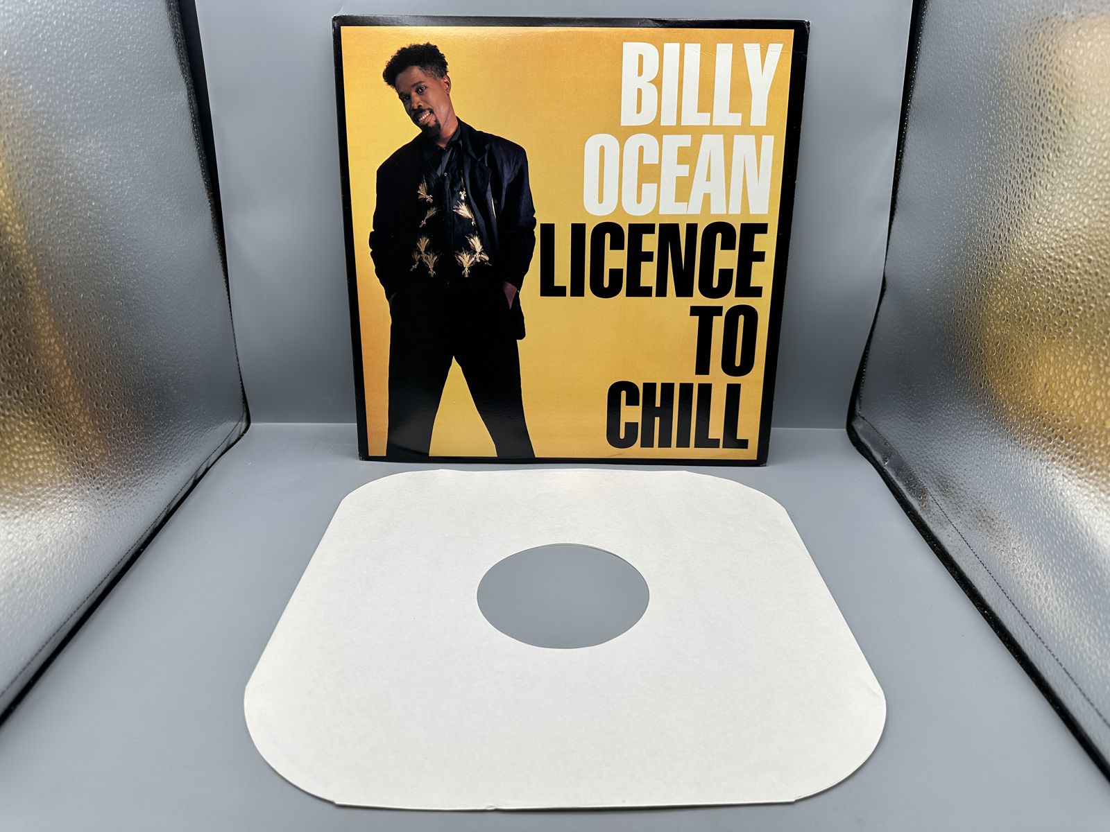 1989 Jive Records Billy Ocean "Licence To Chill" Single Vinyl Record - #1279-1-JD