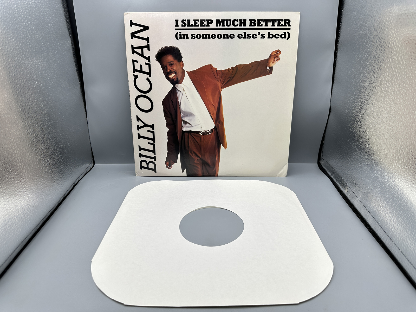 1989 Jive Records / RCA Records Billy Ocean "I Sleep Much Better (In Someone Else's Bed)" Single Vinyl Record - #1311-1-JD