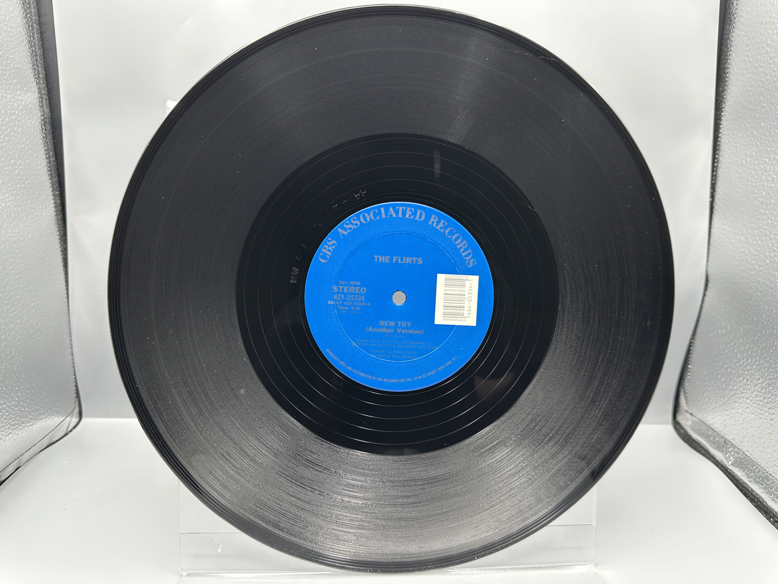 1985 CBS Associated Records The Flirts New Toy Single Vinyl Record - 4Z9 05334