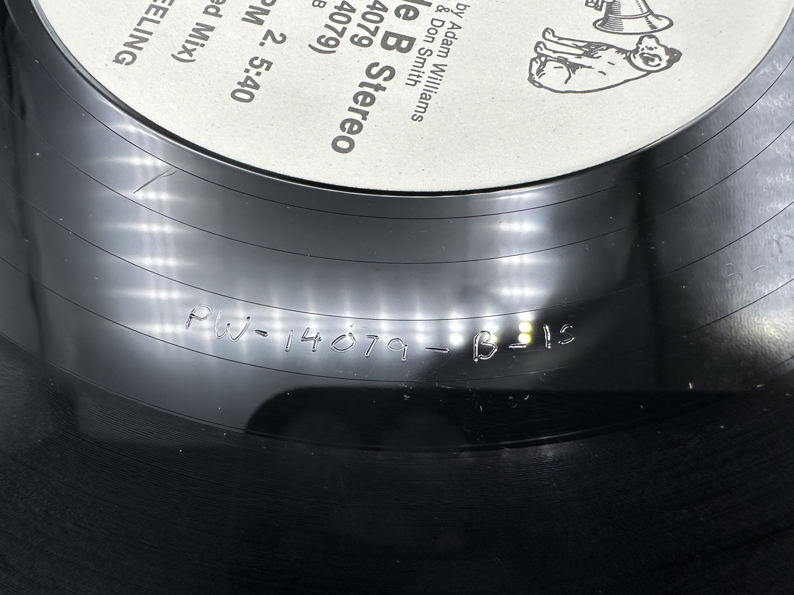 1985 RCA Records Eurythmics "Would I Lie To You?" / "Here Comes That Sinking Feeling" Special Extended Single Promo Vinyl Record - PW-14079