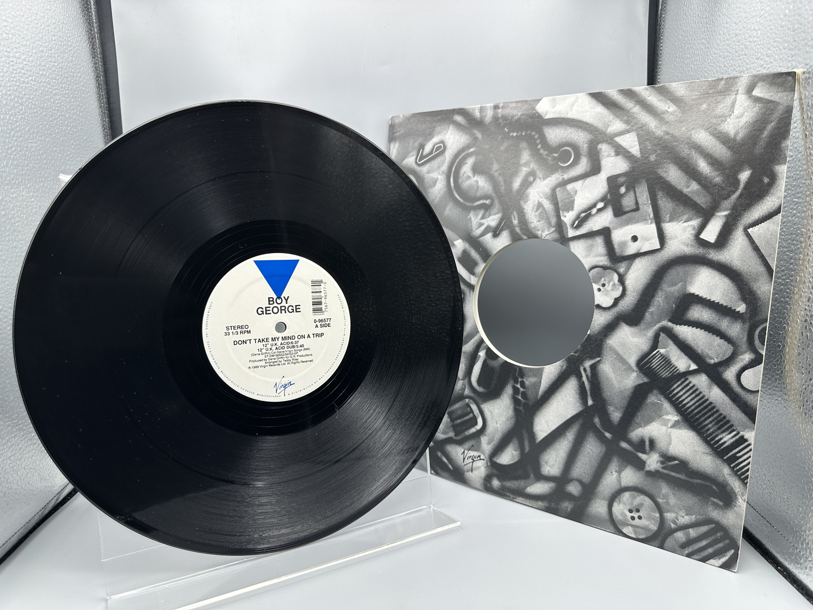 1989 Virgin Records Boy George Don't Take My Mind On A Trip Maxi-Single Vinyl Record - 0-96577