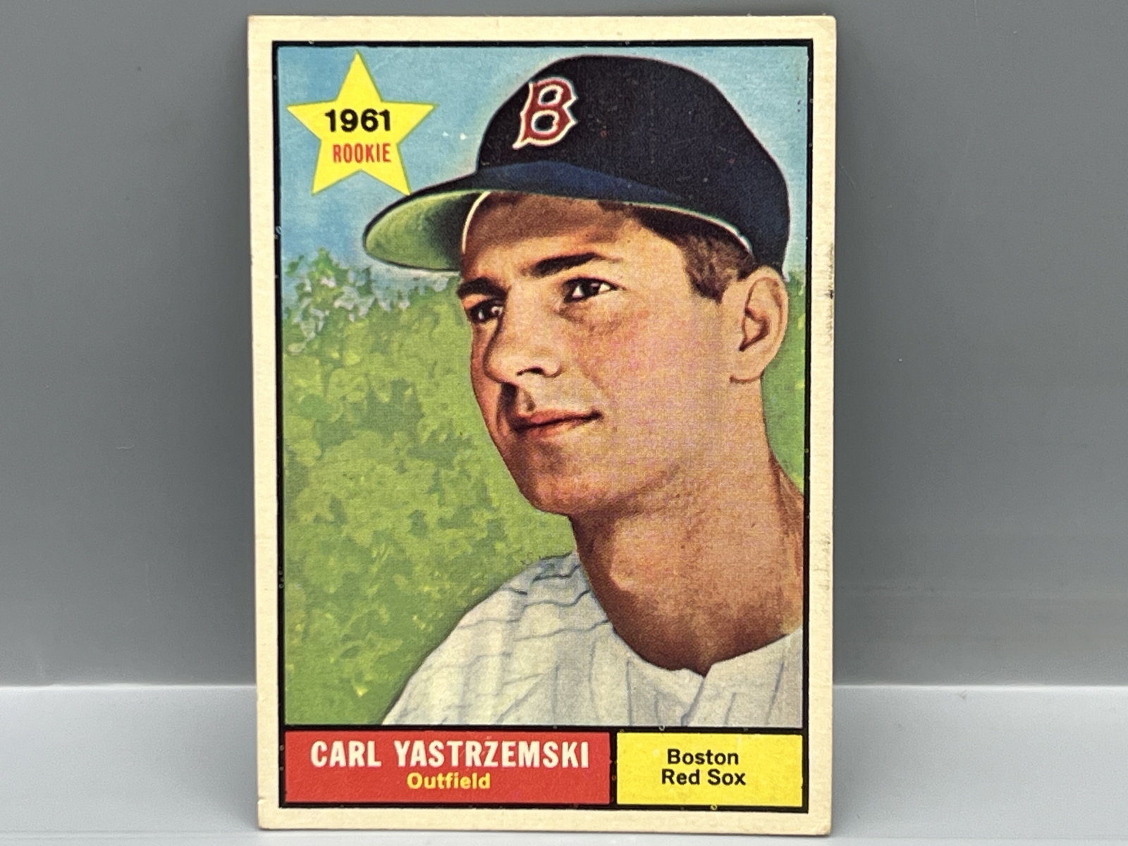 1961 Topps Carl Yastrzemski #287 - HOF - Red Sox - Paper loss on back