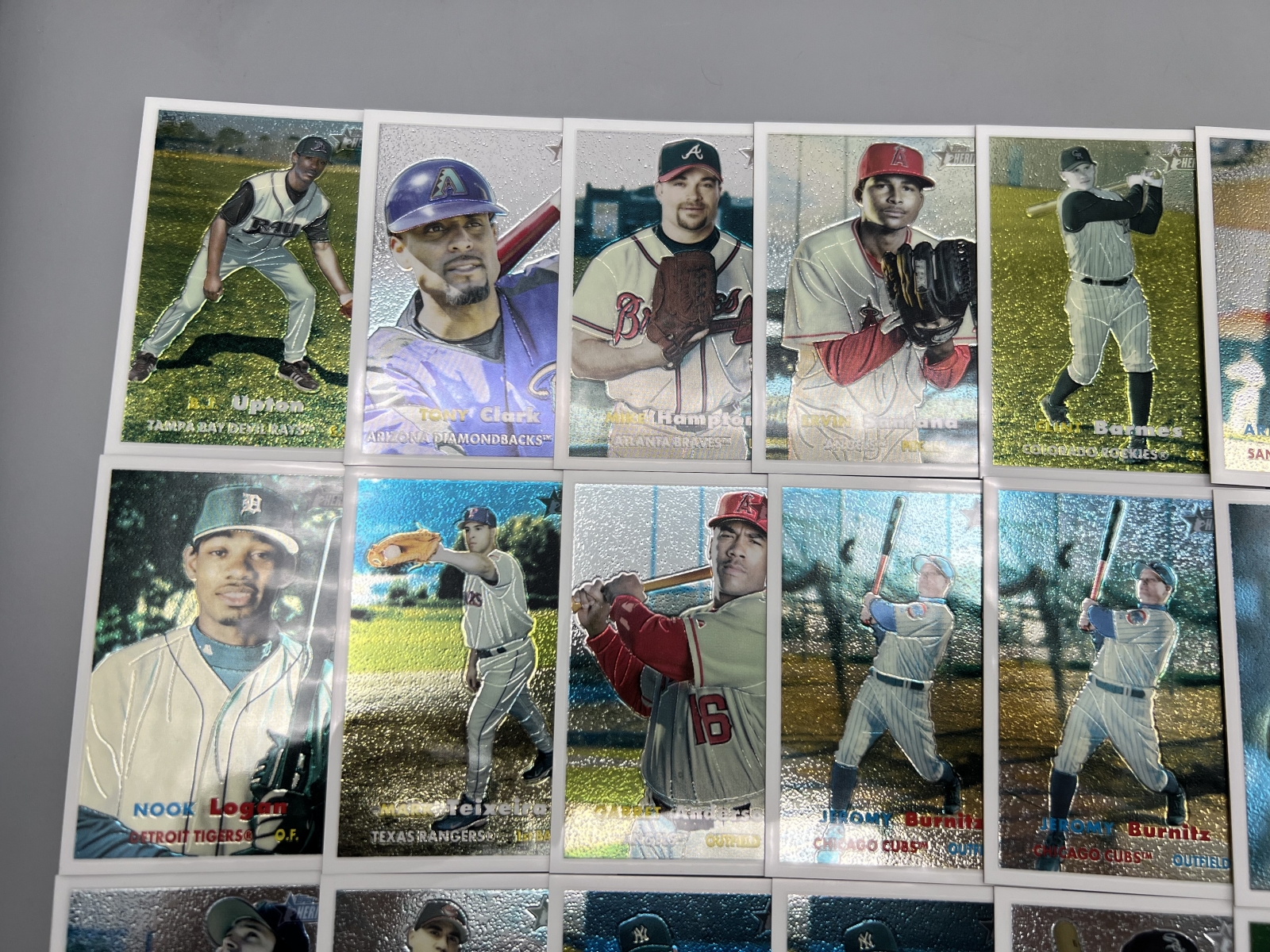 (25) 2006 Topps Heritage Chrome Baseball Cards - All Cards Are #/1957 - Scott Rolen, Roy Halladay