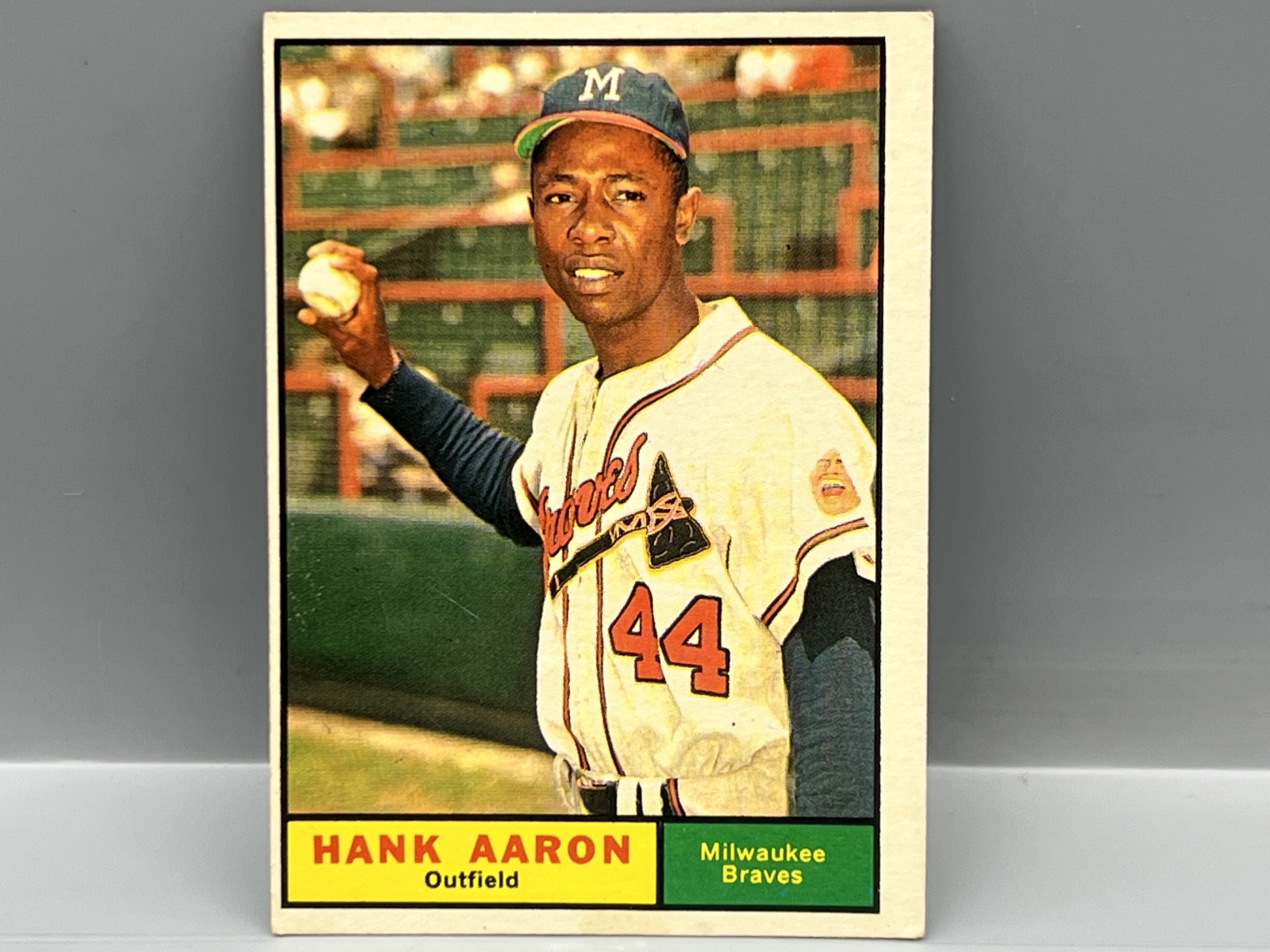 1961 Topps Hank Aaron #415 - OF - Braves