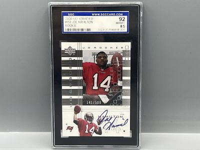2000 Upper Deck Graded Joe Hamilton RC Auto #/500 SGC NM-MT+ 8.5