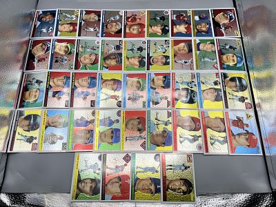 (40) 2004 Topps Heritage Chrome Baseball Cards - All Cards Are #/1955 - Vladimir Guerrero 