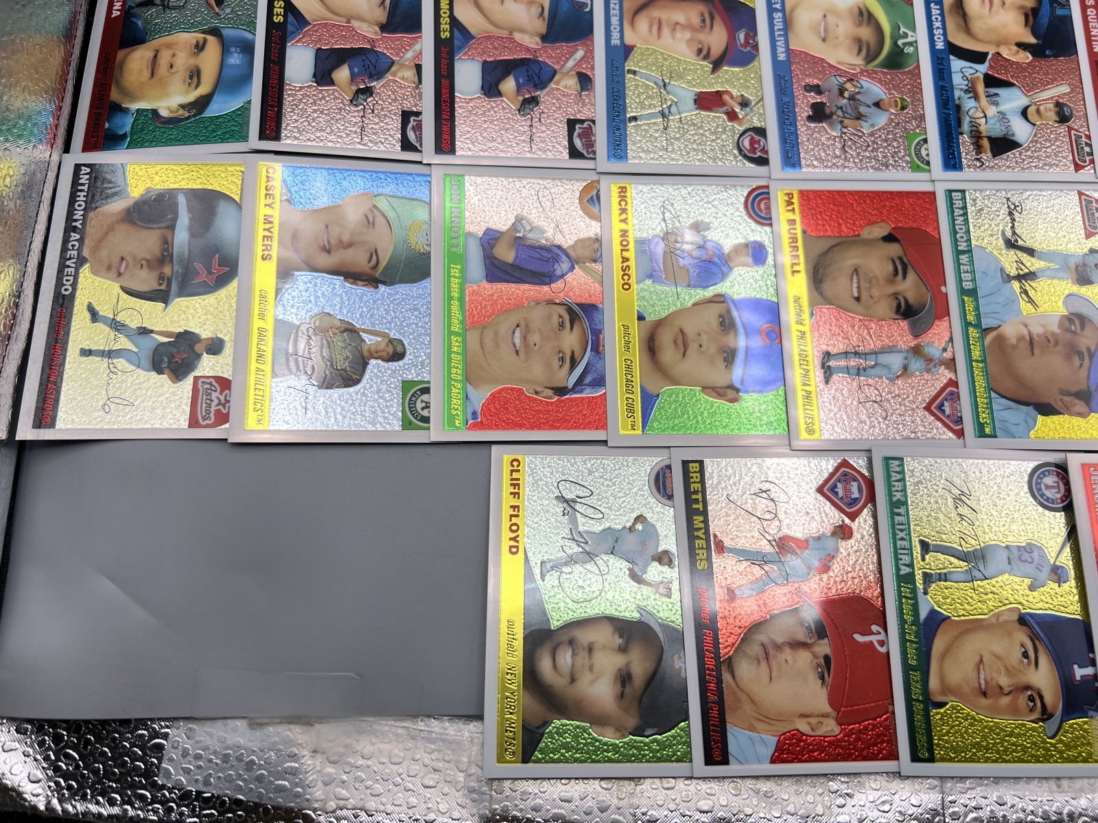 (40) 2004 Topps Heritage Chrome Baseball Cards - All Cards Are #/1955 - Vladimir Guerrero, Scott Rolen, Alex Rodriguez