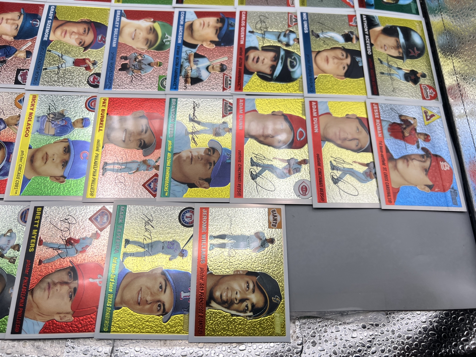 (40) 2004 Topps Heritage Chrome Baseball Cards - All Cards Are #/1955 - Vladimir Guerrero, Scott Rolen, Alex Rodriguez