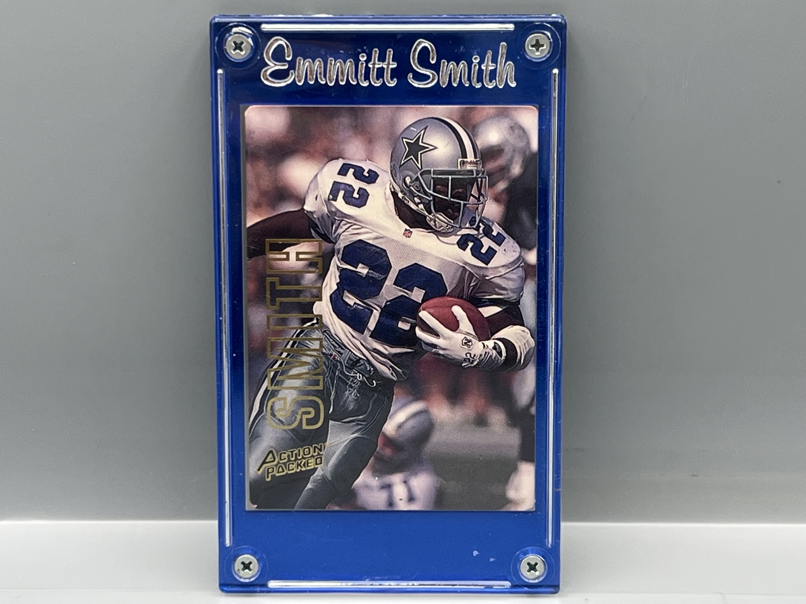 1993 Action Packed Emmitt Smith Prototype #22 W/ Case