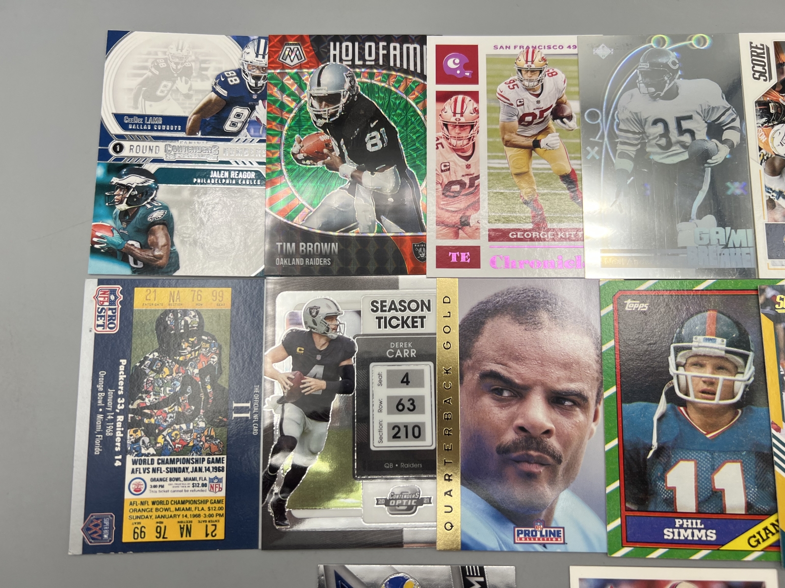 (12) Assorted Football Cards W/ Stars